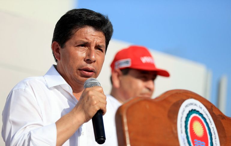 Pedro Castillo dice que los ataques en contra de su gobierno lo "fortalece"