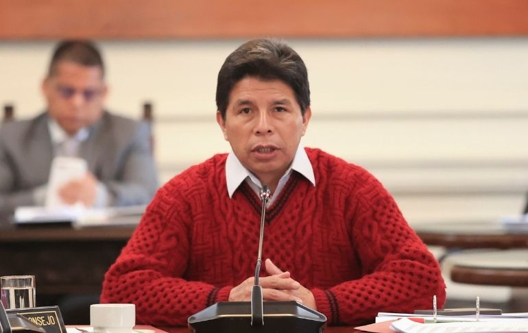Pedro Castillo: "El Gobierno del Perú abrirá una representación diplomática en Palestina"