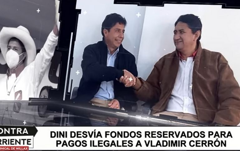 Portada: Vladimir Cerrón recibe 40 mil soles mensuales como agente encubierto de la DINI, según colaborador eficaz [VIDEO]