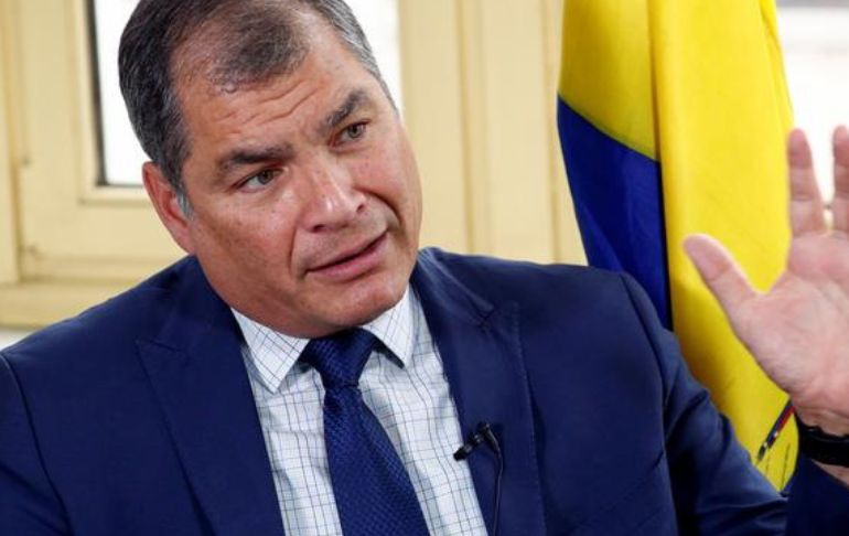 Rafael Correa dice que Pedro Castillo "se entregó totalmente a la derecha" [VIDEO]