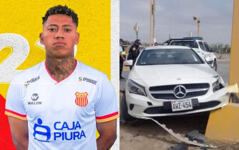 Ray Sandoval: futbolista habría chocado su auto y dado a la fuga en Piura