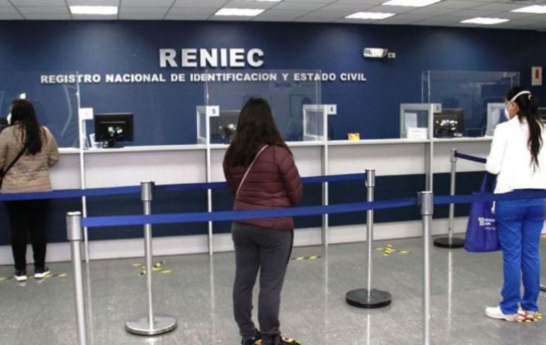 Reniec: este 2 y 3 de noviembre se continuará con entrega de DNI en todo el país