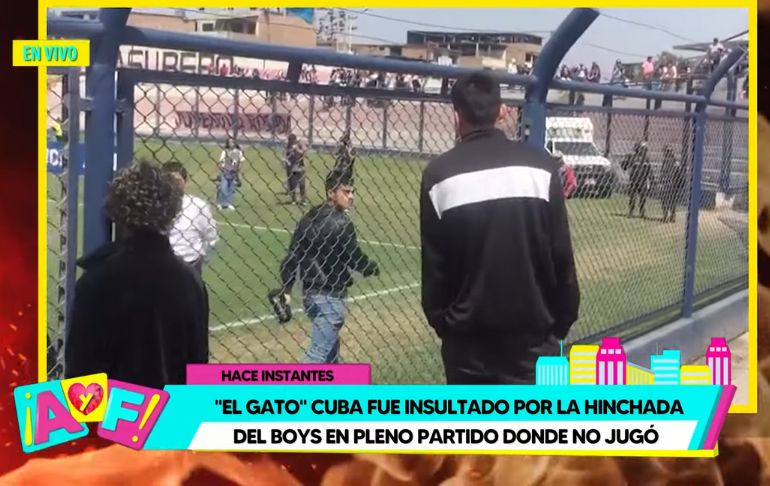 Rodrigo Cuba es insultado por hinchas del Sport Boys tras ampay [VIDEO]