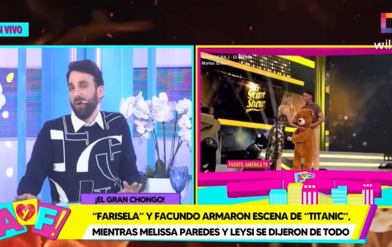 Rodrigo González: "Da risa ver a la 'Farisela' haciendo este show" [VIDEO]