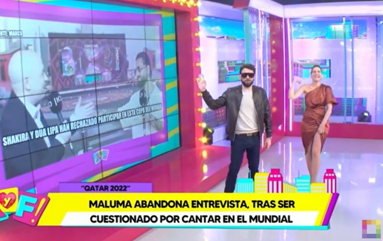 Portada: Rodrigo González critica a Maluma por abandonar entrevista: "Cree que todavía está en Combate" [VIDEO]