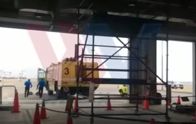 Bomberos fallecidos en accidente en aeropuerto Jorge Chávez estaban participando de simulacro [VIDEO]