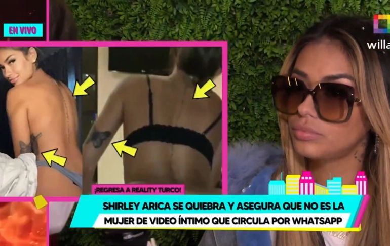 Shirley Arica se quiebra y niega supuesto video íntimo: "Afecta a mi familia" [VIDEO]