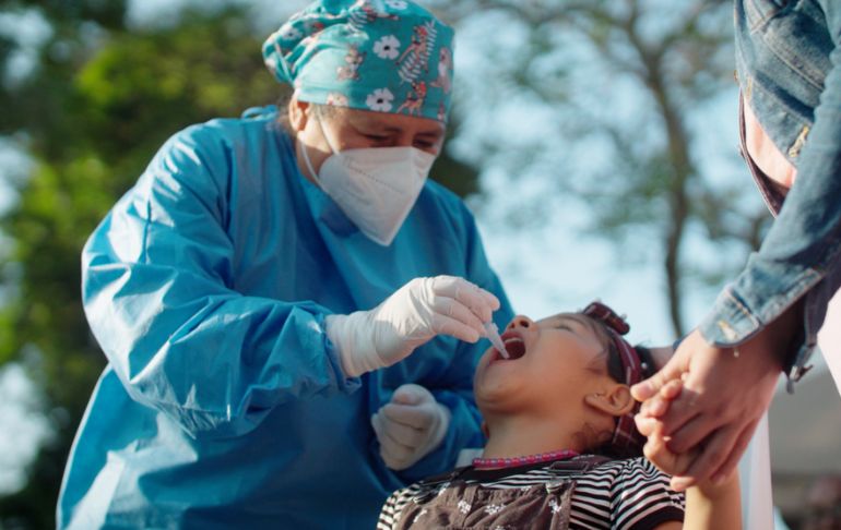 Lanzan campaña para promover vacunación contra la polio, el sarampión, papiloma y neumococo