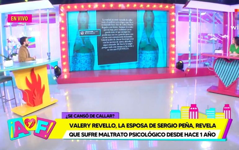 Portada: Valery Revello denuncia que sufre maltrato psicológico desde hace 1 año [VIDEO]