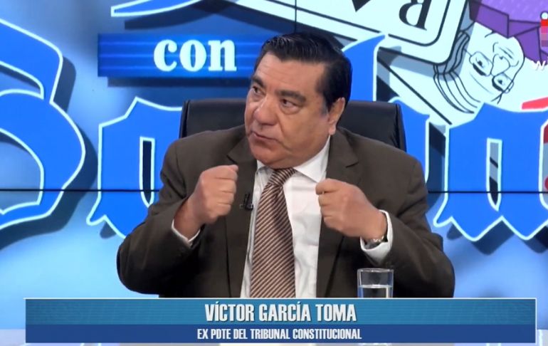 Víctor García Toma: "Denuncia constitucional está amparada por interpretación avalada por juez" [VIDEO]