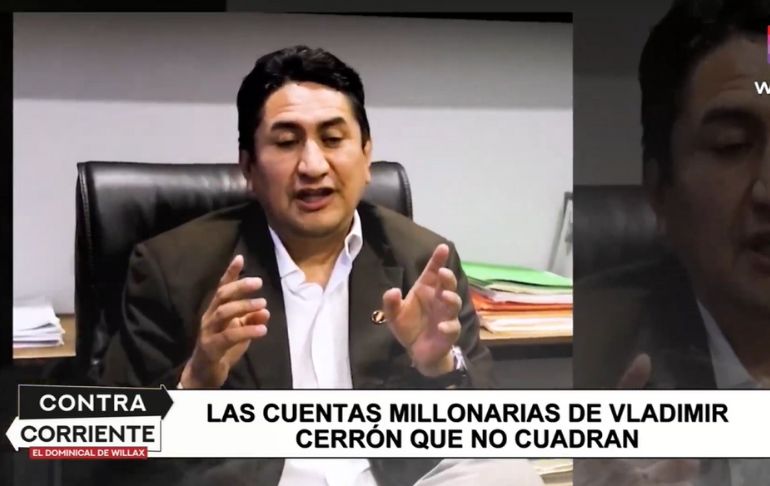 Vladimir Cerrón: dueño de Perú Libre tiene un desbalance acumulado de más de 6 millones de soles [VIDEO]