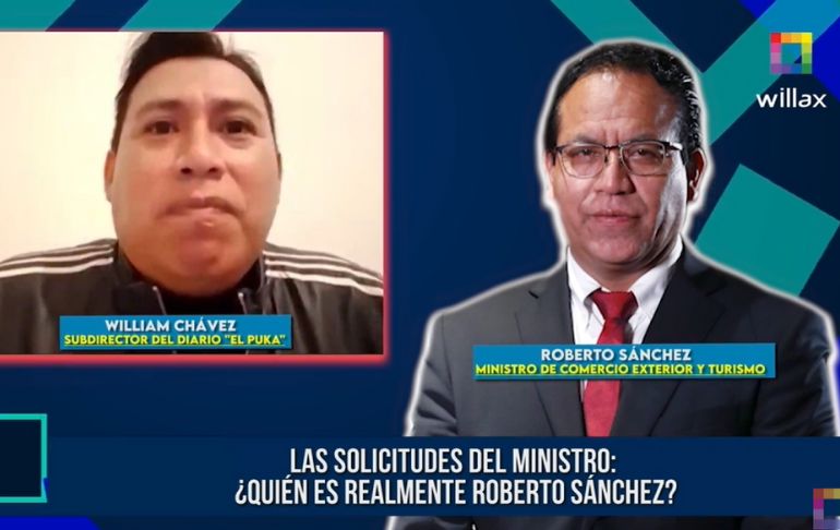 Subdirector del diario ‘El Puka’ revela que Roberto Sánchez le pidió damas de compañía [VIDEO]