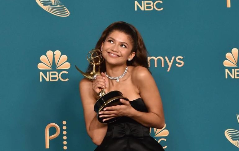 Emmy 2022: Zendaya ganó premio a mejor actriz en una serie de drama por su papel en 'Euphoria'