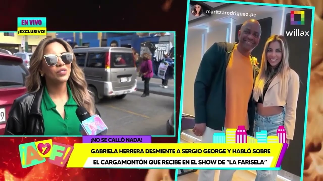 Gabriela Herrera arremete contra Sergio George: “Me está tratando de dejar como alucinada" [VIDEO]