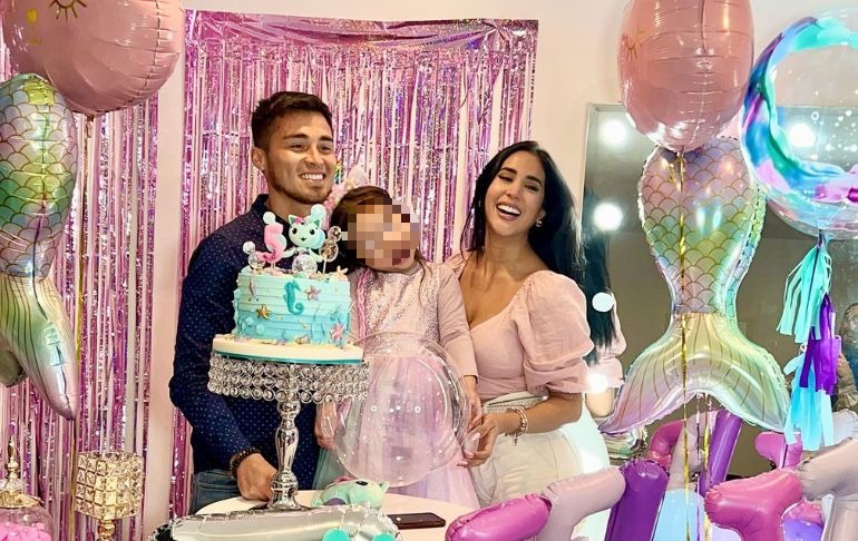 Melissa Paredes y Rodrigo Cuba se lucen juntos en el cumpleaños de su hija