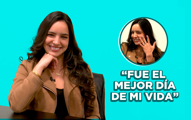 ¡EN EXCLUSIVA! Valeria Flórez revela todos los detalles de su compromiso [VIDEO]
