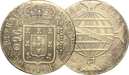 1 moeda 960 réis de 1818-R