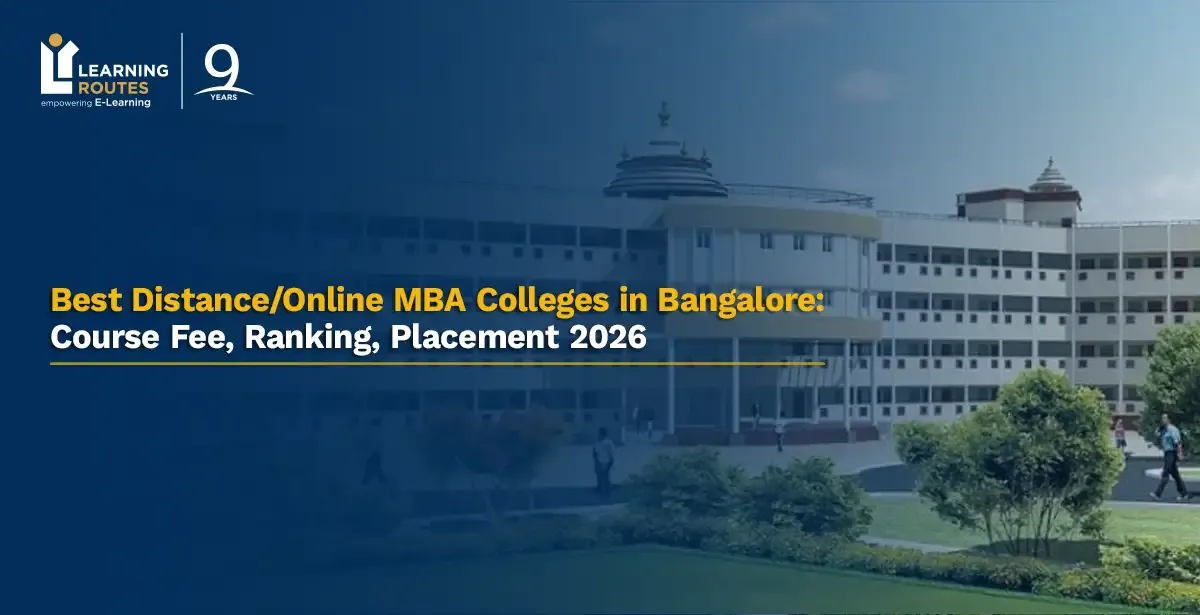Top Online/Distance MBA Colleges in Bangalore 2026 | Fees, Courses ...