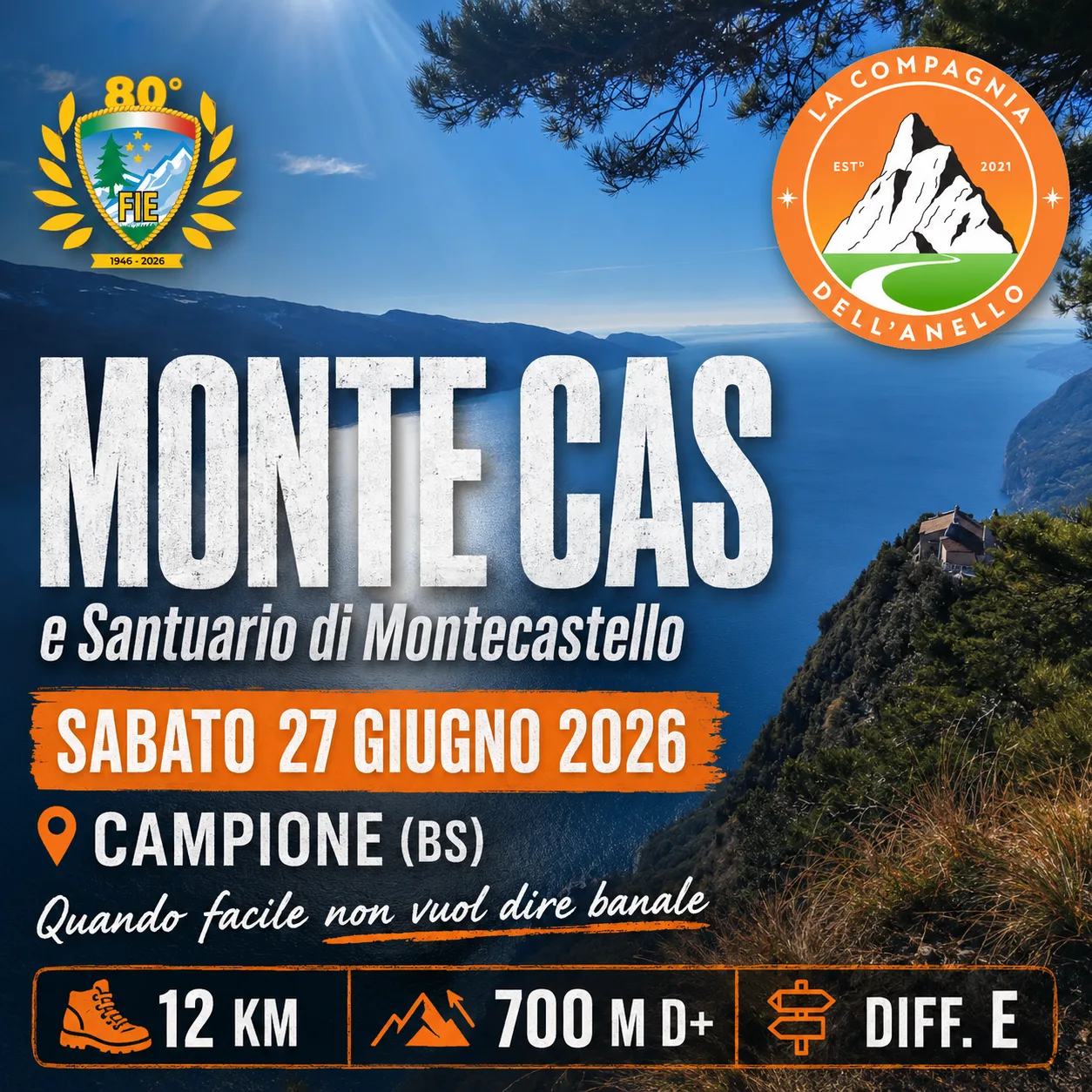 Monte Cas e Santuario di Montecastello