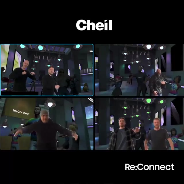 Screenshot of Lovies 7 Word Speech from Samsung Re:Connect - Metaverse meets the Realverse