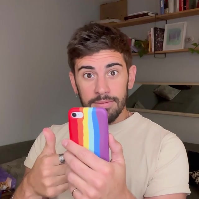 Screenshot of Lovies 7 Word Speech from Openly: LGBTQ+ News on TikTok