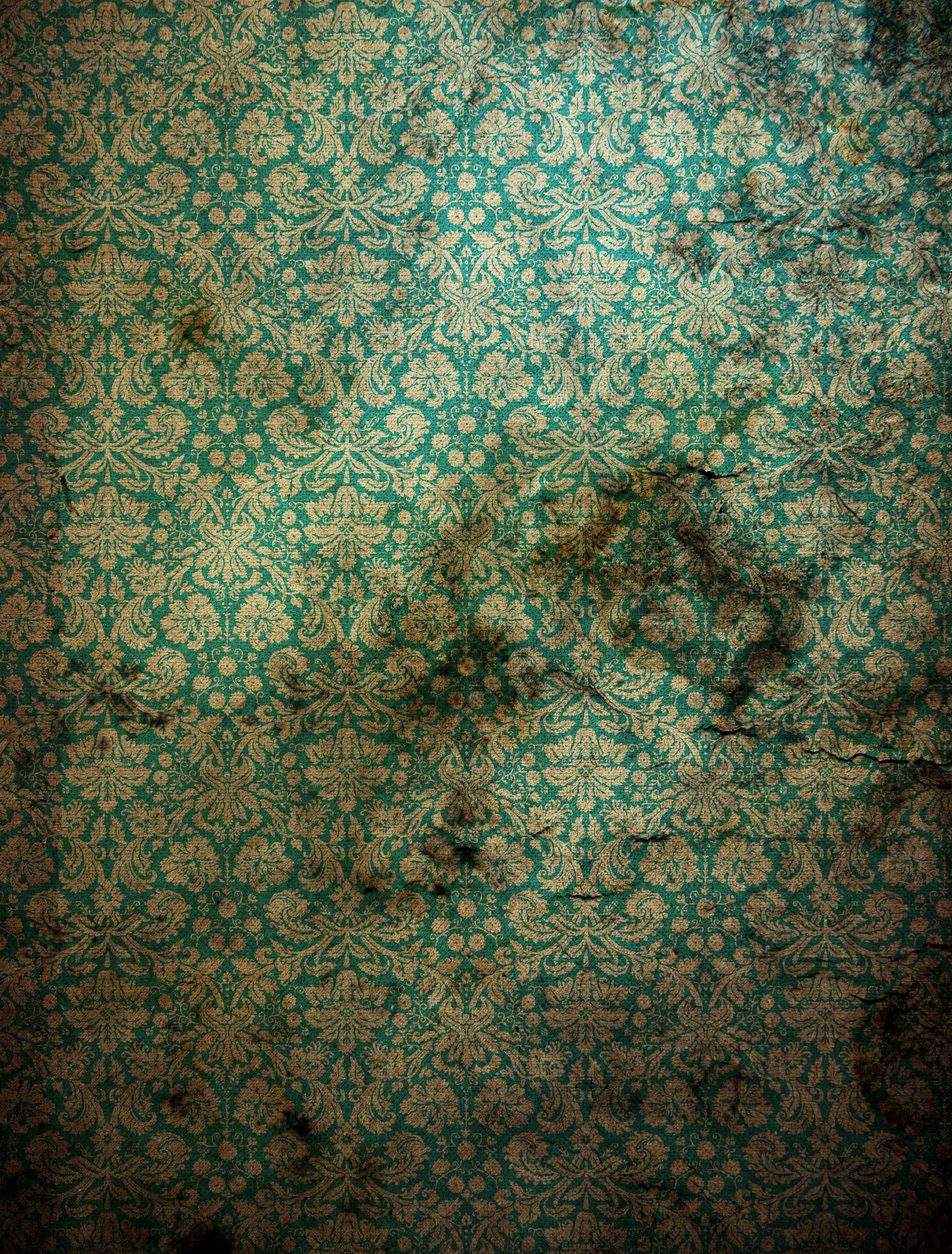 vintage green wallpaper