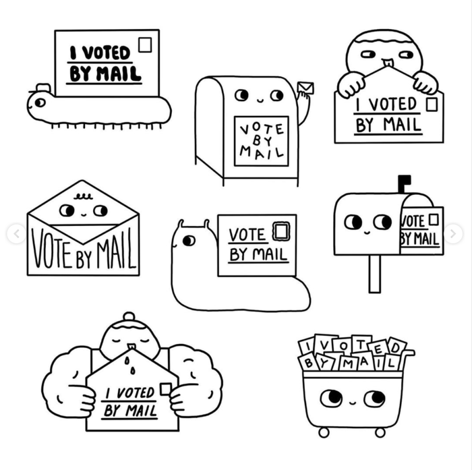 instagram voting stickers