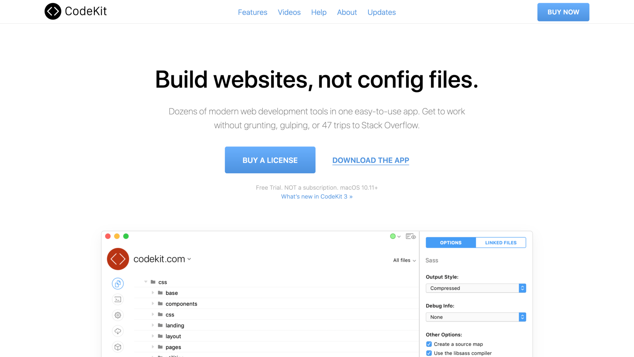 Codekit homepage