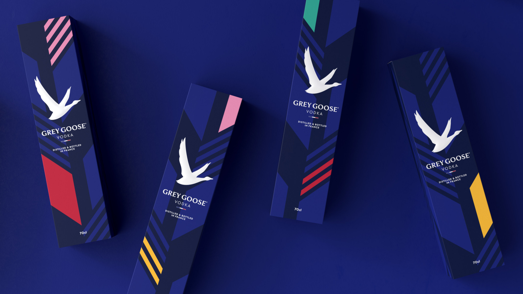 Grey Goose Redesign: 50ml of Minimalism and 1tsp of Flat Graphics