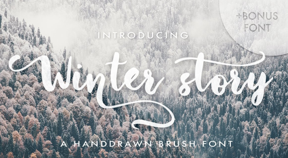 fonts for winter