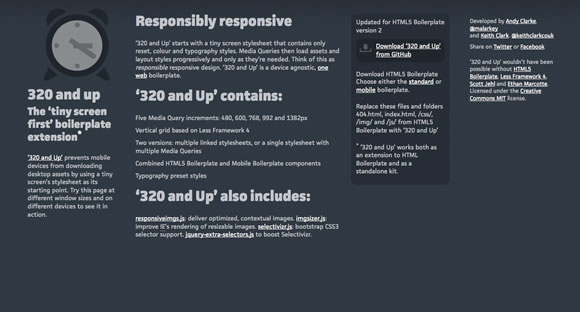 Responsive Web Design Templates and Frameworks