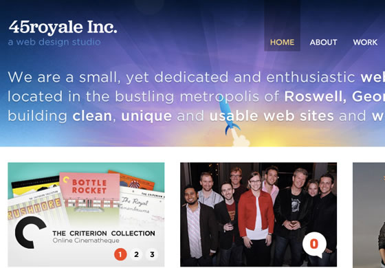 45royale web design agency