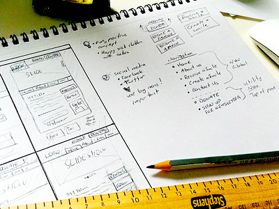 Inspiring Wireframes Sketches