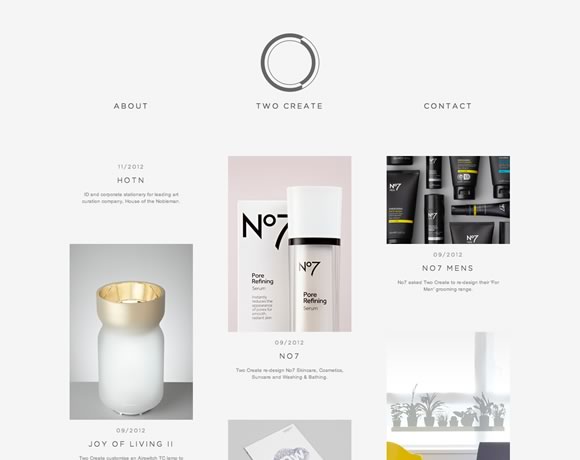 21 Examples of Black, White & Grey Usage in Web Design