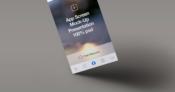 10 Free PSD's for Trendy Perspective App Mockups