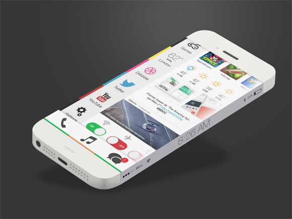 15 iOS 8 Design Concepts for Your Inspiration