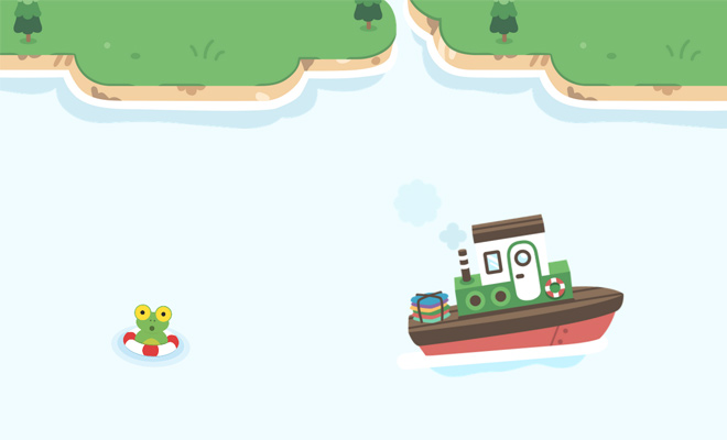 full page css3 animation sailboat