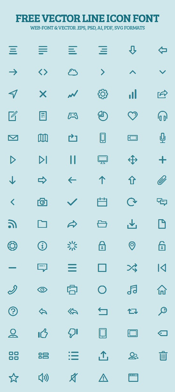 20 Awesome Icon Fonts to Use in Your Designs