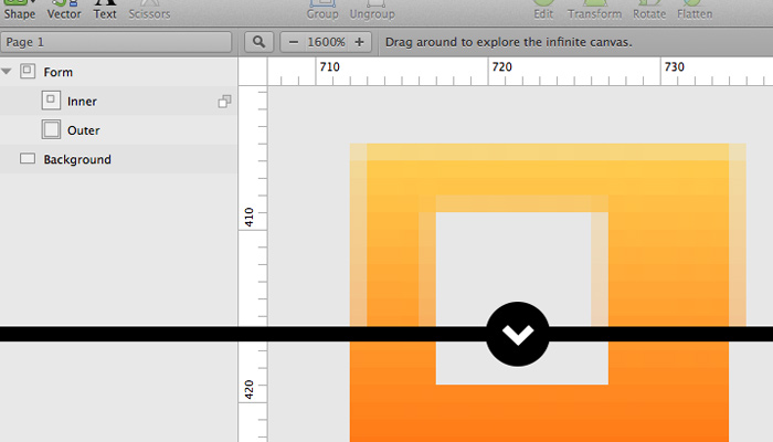 round nearest pixel edge howto