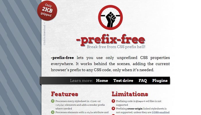 css3 prefix free github page