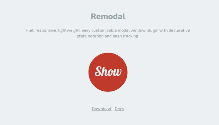 remodal homepage modal window github