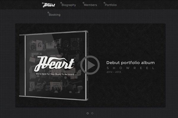 jveart design marketing dark website