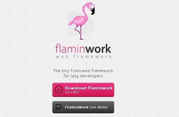 flaminwork design css framework inspiration