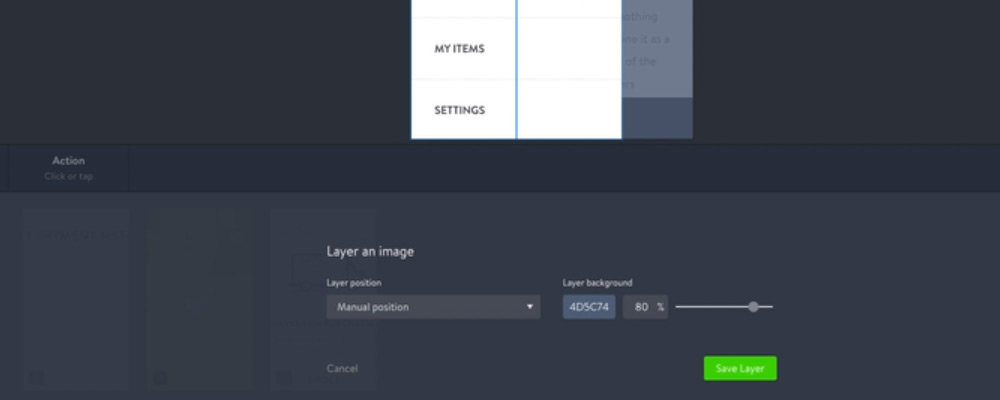 Layer for Marvel App