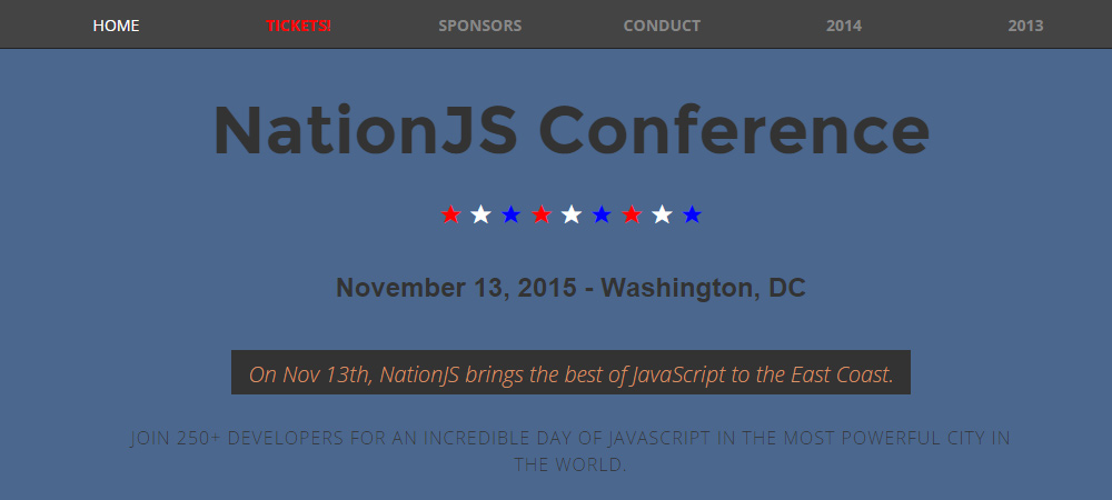 NationJS conference