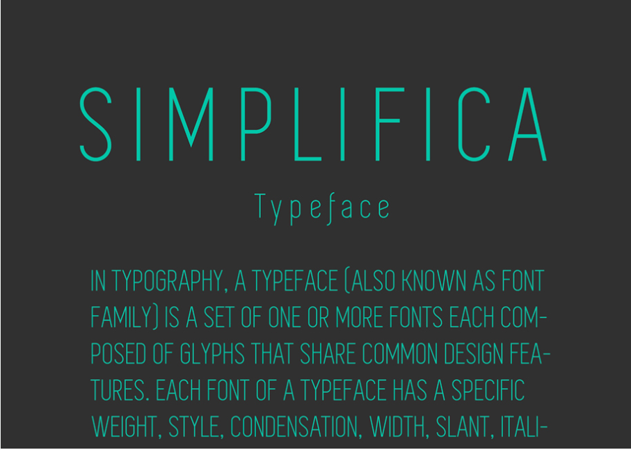 typography fonts