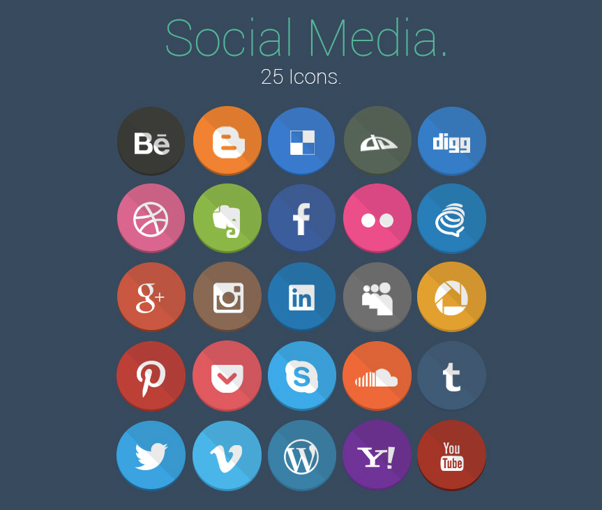 free social media icons