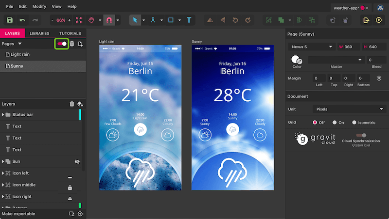 gravit designer free hand crop