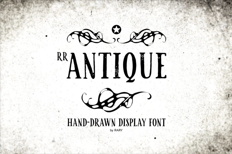 vintage font photoshop