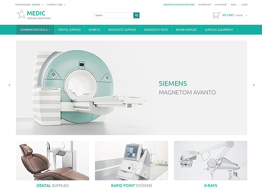 Medical Equipment PrestaShop Theme